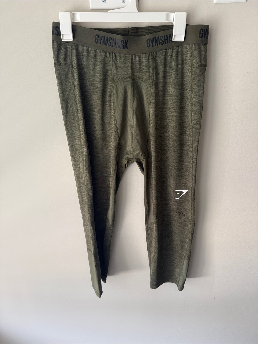 Gymshark Olive Green Performance Compression Tights